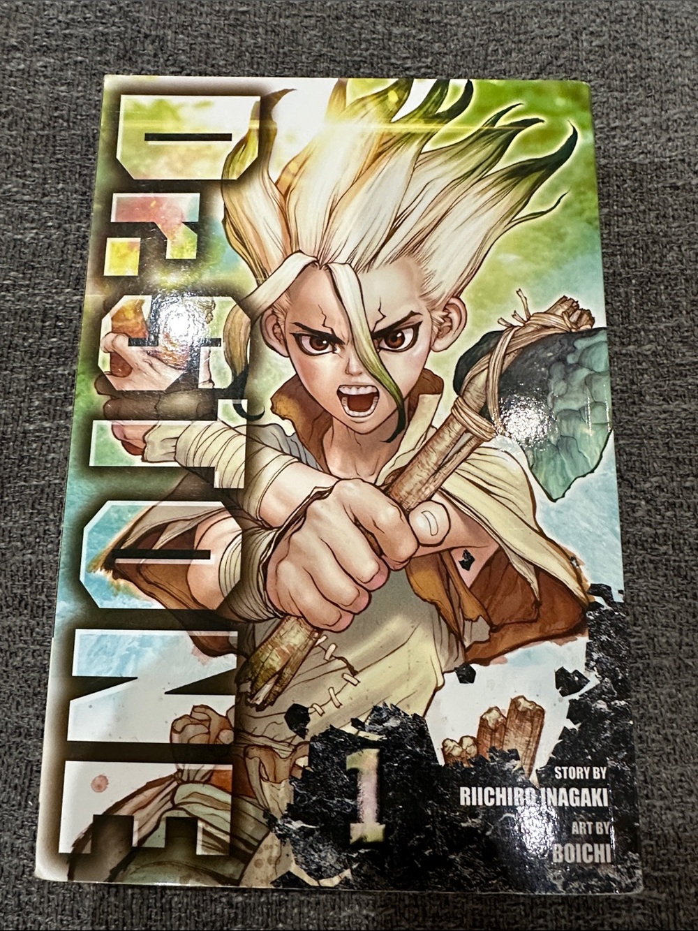 Dr. STONE Vol.1 Graphic Novel - Green Cover